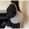 New Casual Plush Fashion Trendy Fluffy Personalized Creative Handbag Shoulder Underarm Women's Bag