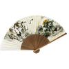 [Stylish Kimono Iroha] Men's Paper Fan with Wind and Thunder Designs, 22cm
