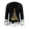 Long Sleeve Shirts For Women Christmas Print Graphic Tees Blouses Casual Plus Size Basic Tops Pullover