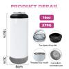20oz 4-in1sublimation Smart Bluetooth Speaker music Straight Stainless Steel Insulated Double-layer Vacuum tumbler mug cup