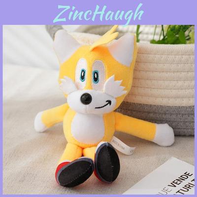 Chaveiro Adorável de Pelúcia com Pingente do Sonic the Hedgehog em Várias Cores