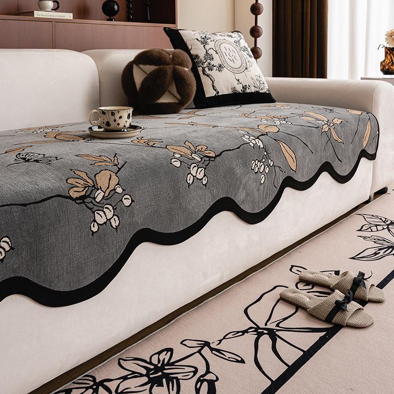 Special-Shaped Sofa Cushion, Universal In All Seasons, New Sofa Seat Cushion, Light Luxury, Advanced Sense, Non-Slip Irregular Sofa Cover Towel