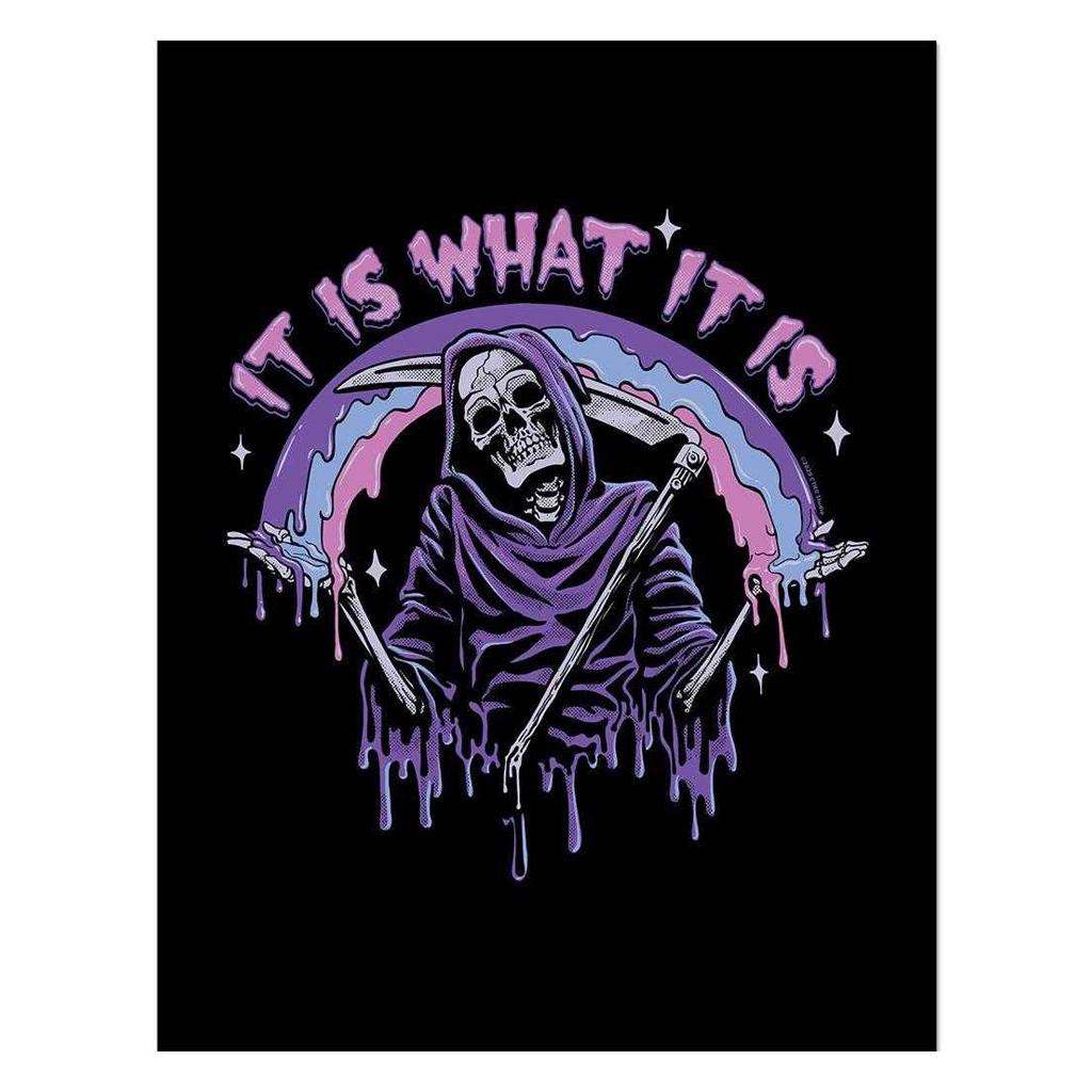 Threadless It Is What It Is Framed Print