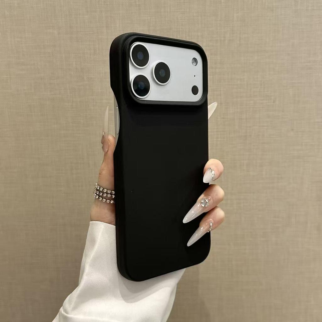 Orange Silikon Minimalistische Handyhülle für iPhone 17 Air 16 Pro Max 15 Plus 14 Pro 13 12 11 Xr X Xs 17Pro Max Mattierte Schutzhülle Stoßfeste Handyabdeckung