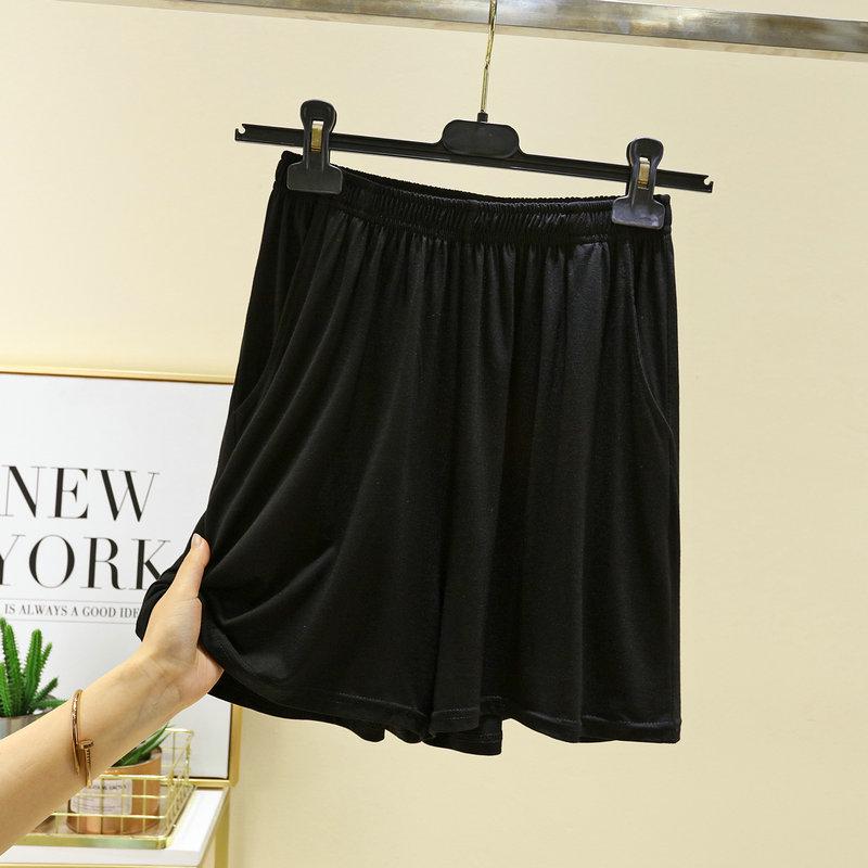 2023 Summer Loose Modal Pajama Shorts with Pockets - Lightweight, Anti-Exposure, Large Size.