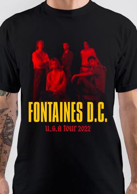 Vintage 2022 Fontaines D.C. USA Tour 2022 Tshirt Size S5XL Unisex T-Shirt