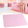 Nail Art Table Mat Cushion Pad Foldable Washable Manicure Desk Mat Nail Salon ToolsPink