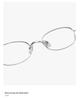 Udia Ultralight Titanium Oval Eyeglass Frame 49 - Screwless Myopia Glasses for Women