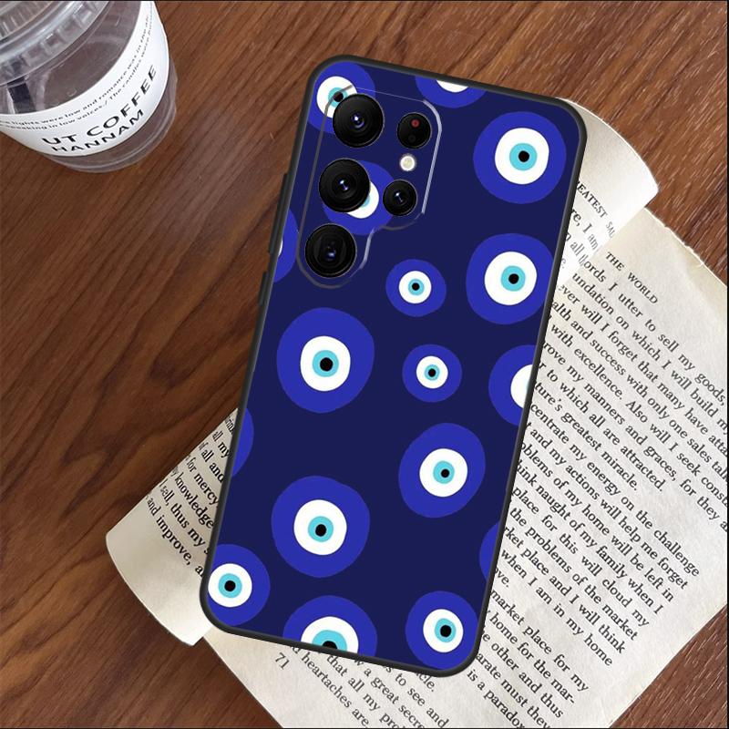 

Evil Eye Case For Samsung Galaxy S22 Ultra S21 S20 FE S9 S10 Plus Note 10 20 S23 Ultra Back Cover Galaxy S10e