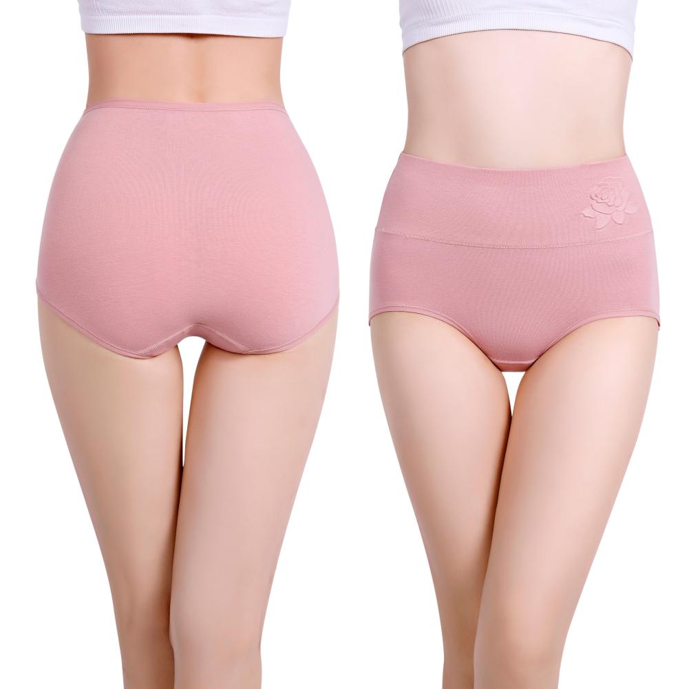 High Waist Postpartum Panties For Women Cotton Full Coverage Soft Comfortable Briefs Panty Plus Size
