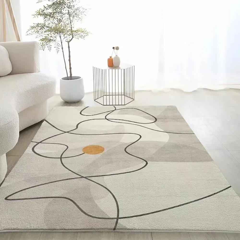 

Nordic Minimalist Style Rug Carpet For Bedroom Living Room Home Sofa Decoration Large Decor Floor Mat Gift Washable Rug 60x90cm(23x35in)