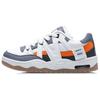 Li Ning Yufeng Synthetic Leather Comfortable Coverage Thermal Slip Resistant Low Top Skateboard Shoes Men's White Gray AGCQ295-2