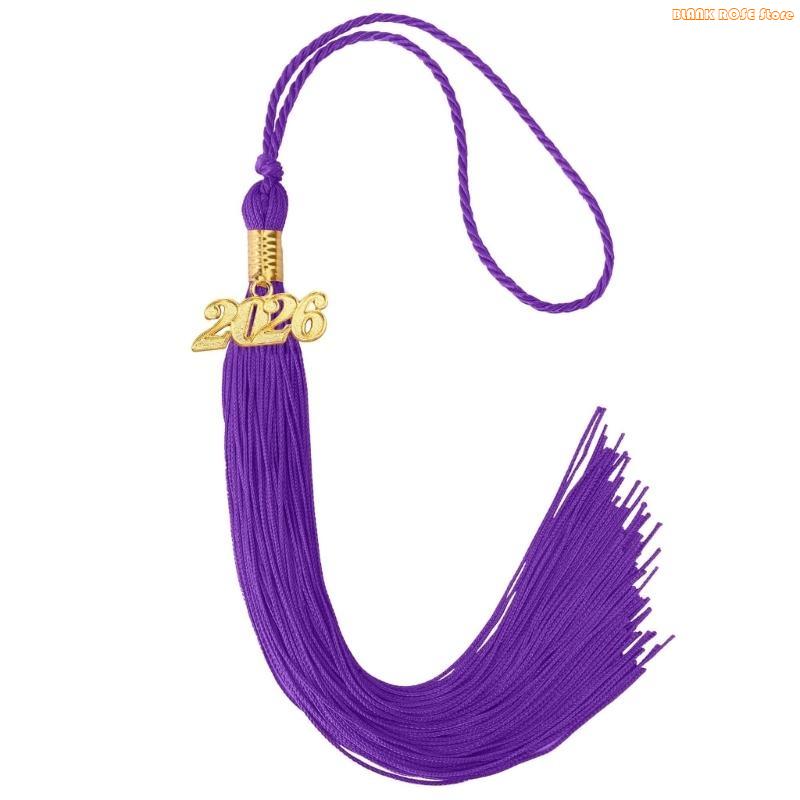 K1AE Class of 2026 Graduation Tassels Ornament With Year Charm For Academic Gowns Caps Bachelor Robe Graduation Ceremonies