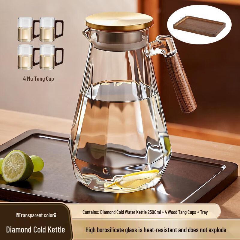 Qiwei Heat-Resistant Glass Pitcher