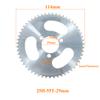25H Chains Kit Rear Sprocket Plate 55T Tooth 29mm 138L Chain For 2 Stroke Mini ATV 47cc 49cc Pocket Bike Quad 4 Wheeler Scooter
