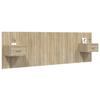 VidaXL Tête de lit avec armoires Chêne sonoma Bois d'ingénierie 3115702