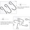 120 Pcs Christmas Tree Hook Xmas Stocking Hangers Iron Hooks Stockings Supplies Unique Style Ornament Decor Holders Sock Gift