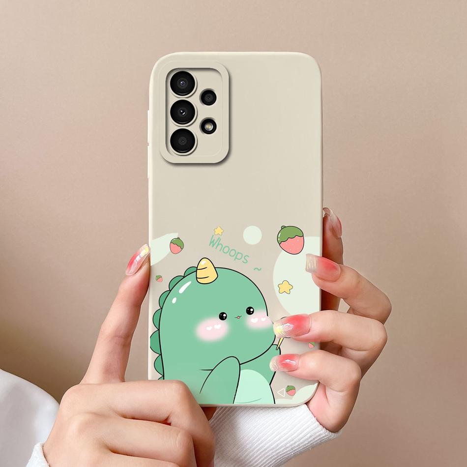 Case For Samsung Galaxy A13 A 13 4G 5G New Design Soft Liquid Silicone Full Coverage Back Cover Anti Slip Shockproof Bumper Capa
