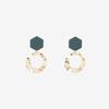 My Omelet Green Champagne Earrings