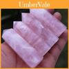 Exquisite Natural Rock Rose Quartz Crystal Point Healing Stone Obelisk Wand For Spiritual Growth