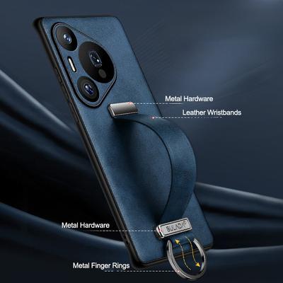 SULADA Fashion Series for Huawei Pura 70 Pro/Pura 70 Pro+ Case Wristband Kickstand Leather Back Phone Cover