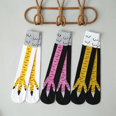 3-12years Kids Halloween Funny Socks Cute Chicken Feet Soft Elastic Non-Slip Socks For Infant Boys And Girl