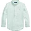 Polo Casual Shirt Pony Embroidered Button-Down Striped Long Sleeve Oxford Cotton Kids Tops 323A12752-001