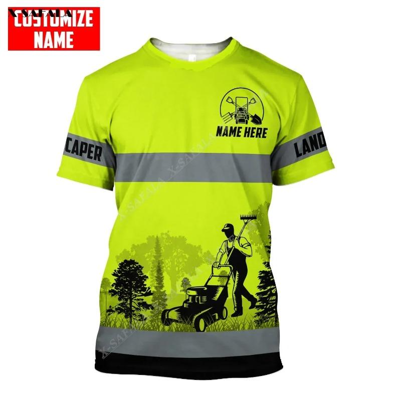 Stromleitungsmonteur Schweißer LKW-Fahrer Mechaniker Elektriker LKW 3D-Druck T-Shirt Herren Oberteil T-Shirt Nicht-Arbeitskleidung Cosplay Sicherheitsuniform