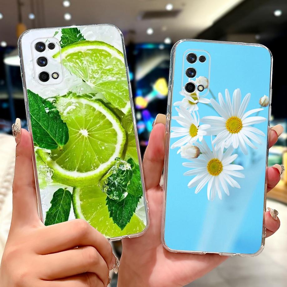 Etui do Realme 7 Pro RMX2170 Luksusowe Modne Malowane Pokrowiec Miękki Silikonowy Pokrowiec na Telefon Do Realme 7 5G RMX2111 Realme7 Pro 4G Obudowa