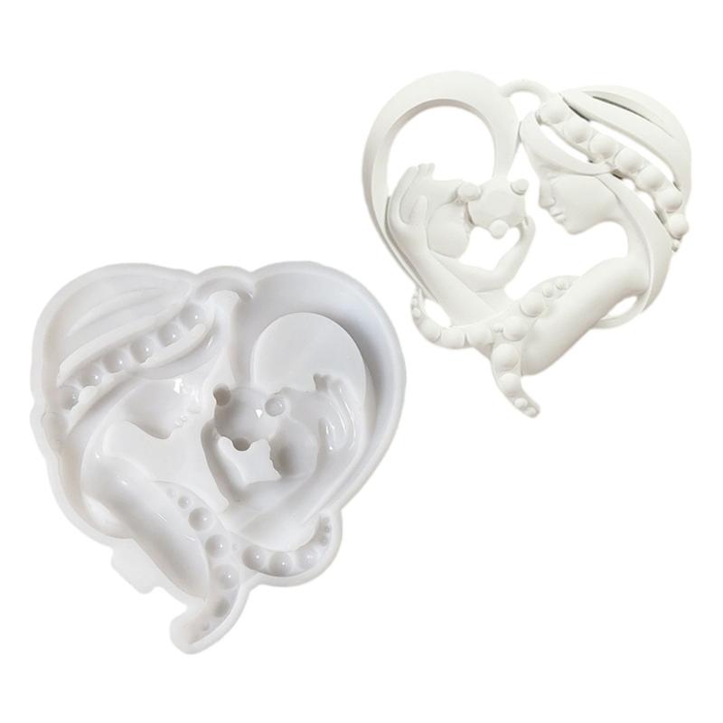 

Multipurpose Sturdy Silicone Heart Plaster Holder Mould Set Portable for Resin Plaster Craft Supplies Assorted Sizes