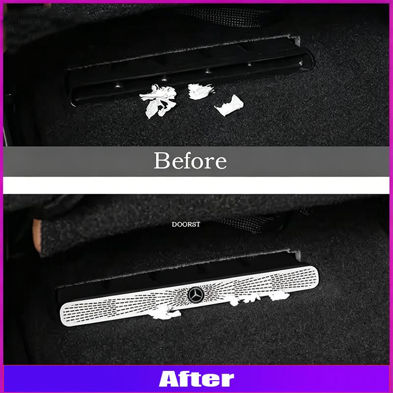 TVE4 Car under the seat Air Conditioner Outlet Dust Protective Cover For Mercedes Benz C E Class CLE GLC W205 W206 W213 W214 X253