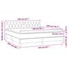 Vidaxl Letto Continentale Con Materasso, Nero, Tessuto 160X200 Cm