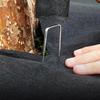 Heavy Duty Verzinkte U-Vormige Tuinpennen Landschap Grondpennen Grasmatpennen Gazon Barrière Bevestigingspennen Schutting Grondnagels