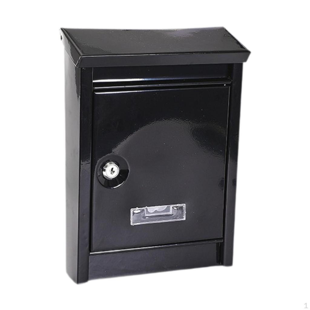 Big Metal Delivery Box Mountingbox, with 2 Keys, Outdoor Postbox Mailbox for The Entrance House
