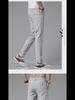 Men's Four-Season Ice Silk Quick-Dry Casual Pants - Straight, Loose, Elastic Sports Trousers