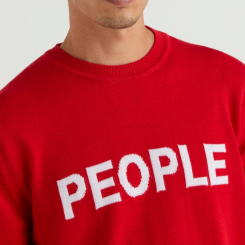  Benetton  Benetton Lettering Colored Knitwear 2f 1394k101w 911