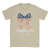Anniversary USA TShirt Summer  Novelty T Shirts Unisex  Cotton O Neck Oversize Tees ShortSleeved Vintage Tshirt