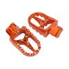 For Fantic XMF XEF 125  X MF X EF Motorcycle Accessories Footrest Footpeg Foot Pegs Rest Foot Pedals Wide Fat Roating Foot Pegs