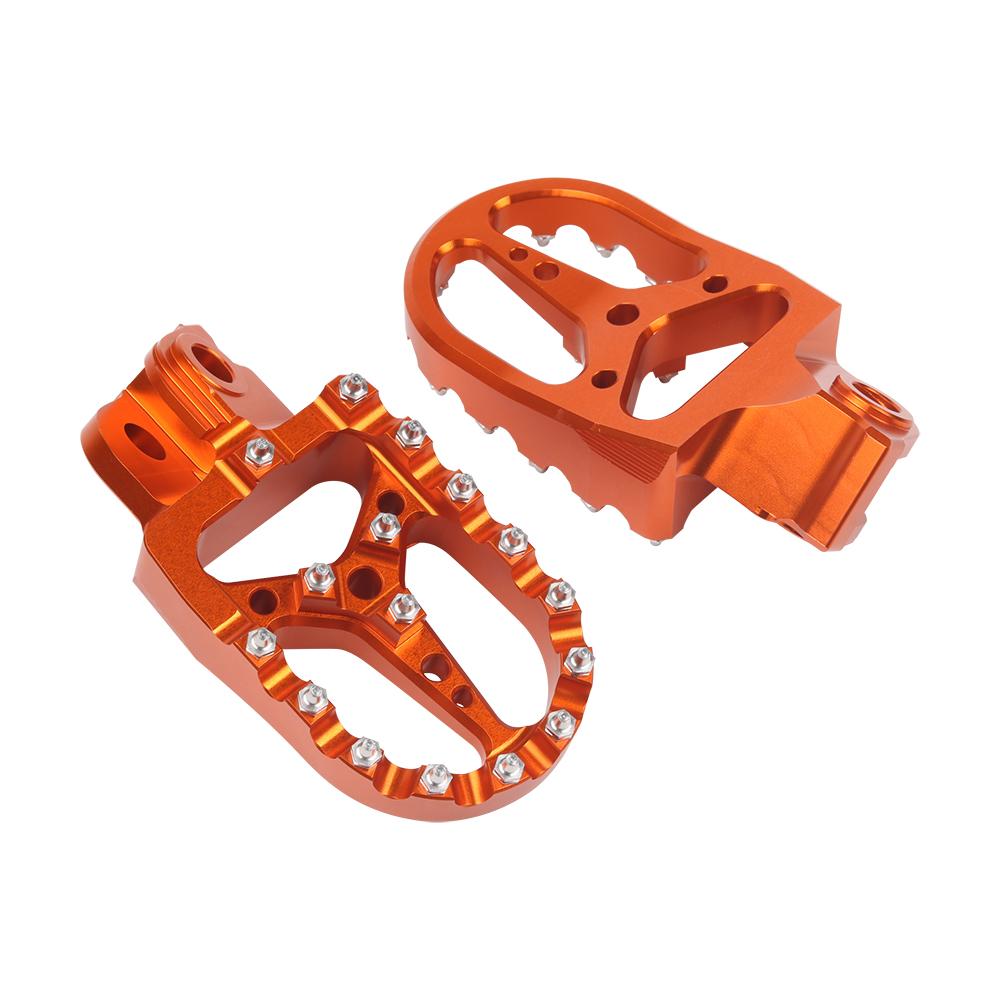 For Fantic XMF XEF 125 X MF X EF Motorcycle Accessories Footrest Footpeg Foot Pegs Rest Foot Pedals Wide Fat Roating Foot Pegs