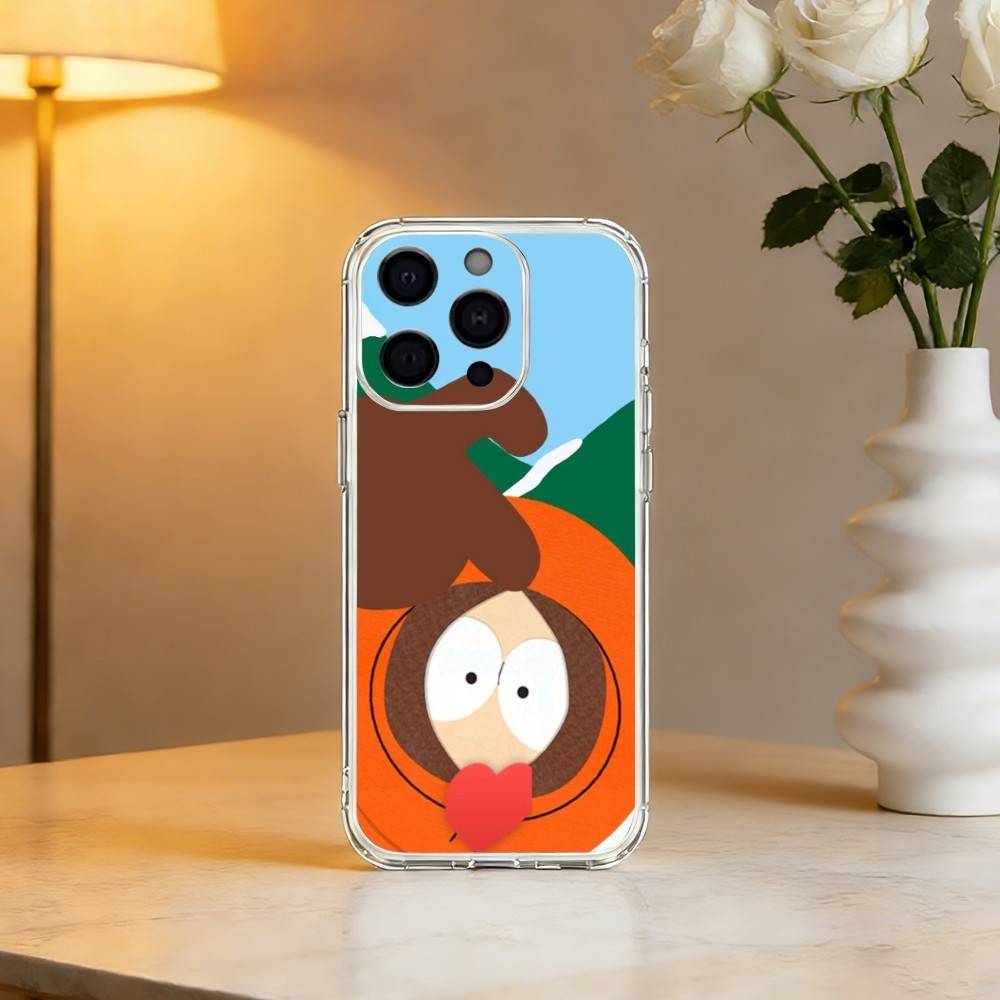 south park kenny Phone Case For iPhone 17 16 15 14 13 12 11 Mini Pro Max Plus Transparent Cover