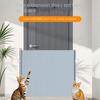 Retractable Gate Indoor No-Drill Pets Mesh Door Doorways Mesh Gate for Indoor Home Staircase Hallway Terrace Porch Kitten Puppy