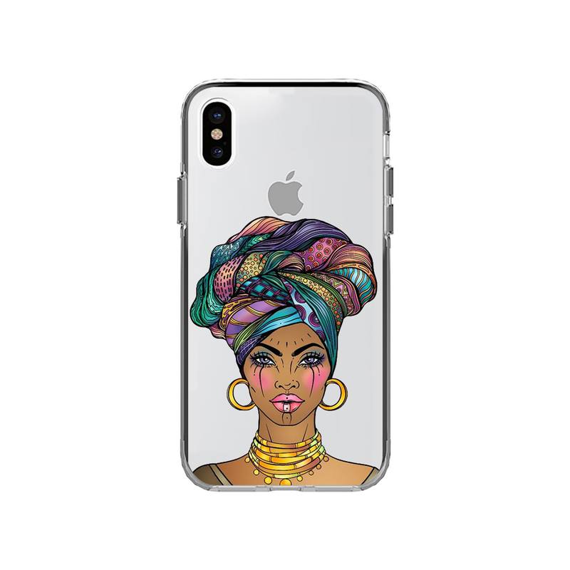 YNDFCNB Cartoon South Africa Woman Phone Case for iPhone 11 12 13 Mini Pro XS MAX 8 7 6 6S Plus X 5S SE 2020 XR Cover