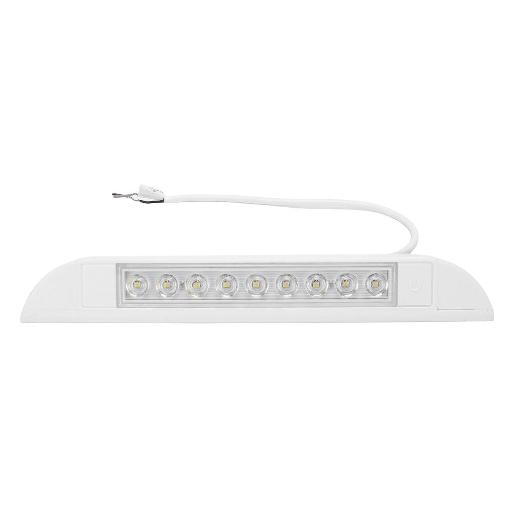 10 Inch RV LED Awning Porch Light 6000K Cool 12V 24V DC Down Angle Beam Utility Light Fixture for Truck Trailer Camping