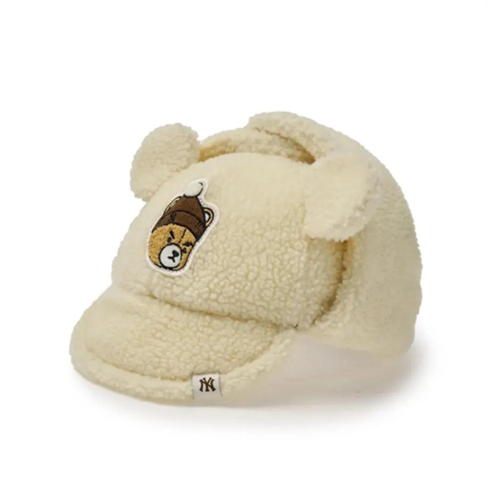 MLB Kids Mega Bear Wire Brim Earflap Cap A7 7AWMC0246 43BRL 50CRD