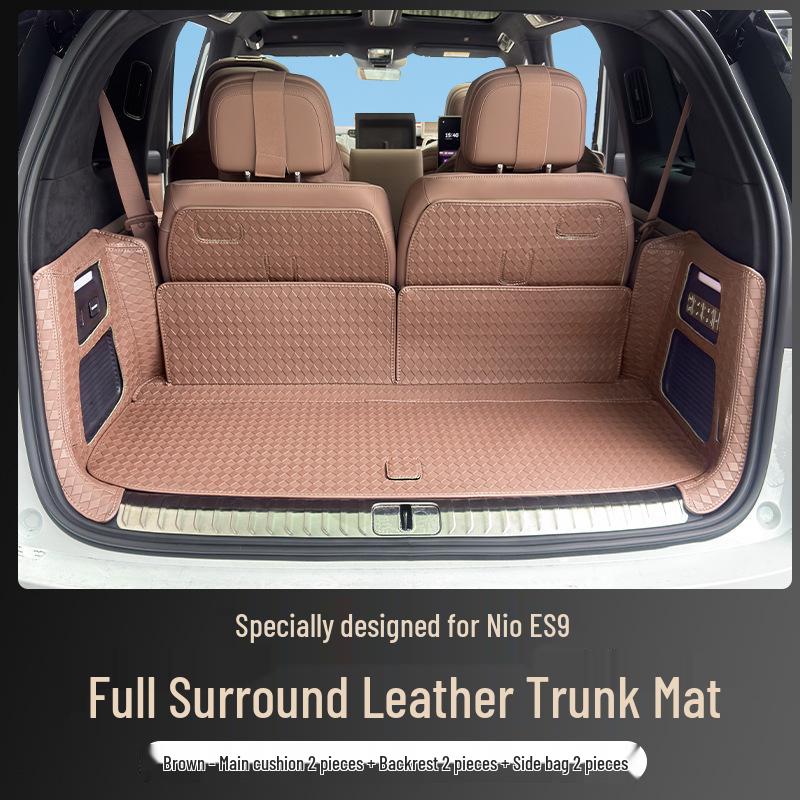 Full Coverage Trunk Mat for 26 NIO ES9 Models: Seat Back & Tail Box Interior Accessory