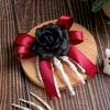 Halloween Skeleton, Hand Skeleton Hair Clip, Ghost Festival, Horror, Rose Bow, Ghost Hand Side Clip Hair Ornament, Party Hair Clip