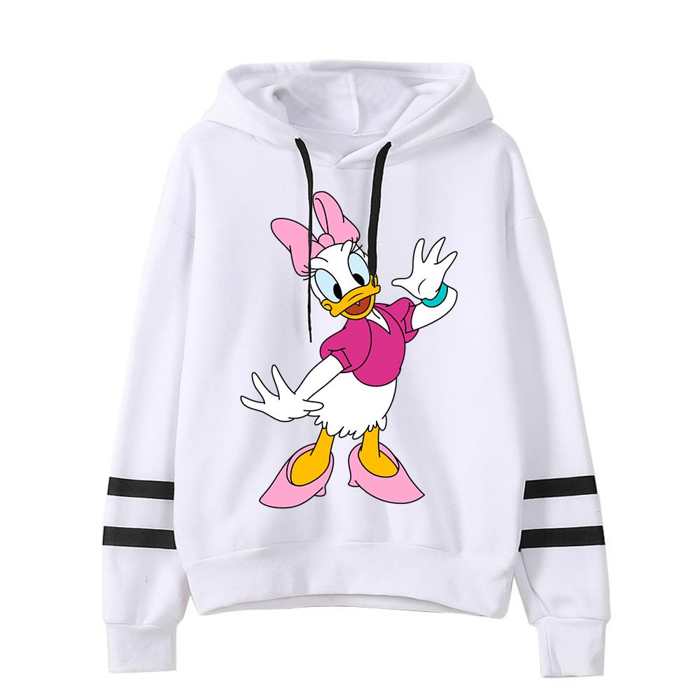 Felpe con cappuccio unisex serie Kawaii Disney Mickey Minnie Anime