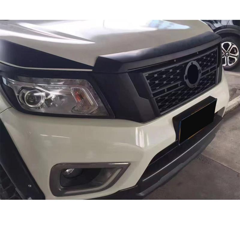 Aangepaste Grille Voor Nissan NAVARA NP300 D23 2015-2020 Voorste Racing Radiator Grills Mat Zwart ABS Bumper Masker