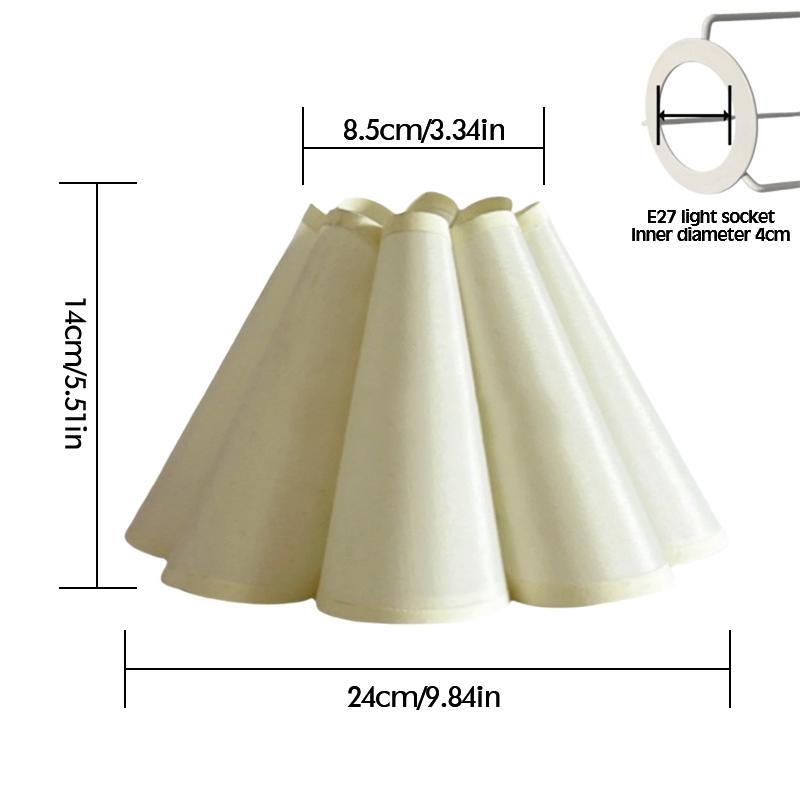 Красивый лепесток лотоса абажур ткань настольная лампа абажур E27 Креативный настольная лампа абажур спальня лампа декор DIY Аксессуары