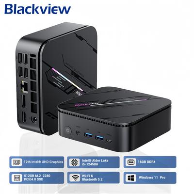 Blackview MP100 Pro Mini PC i5-12450H/i3-1215U Intel® Core™i3/ I5 16GB DDR4 512GB SSD Intel® UHD Graphics Windows 11 Pro